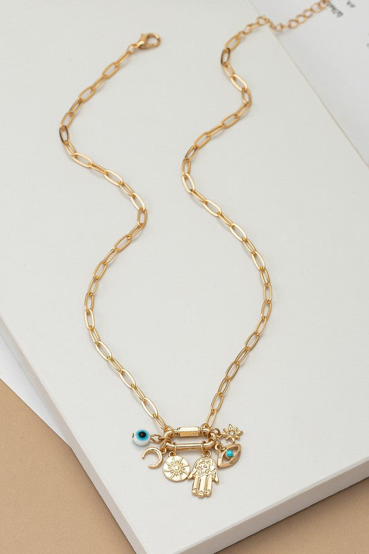 Cluster Charm Necklace